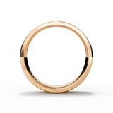 three row diamond ashes eternity ring in 9ct rose