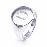 Memorial Signet Ring With Ashes