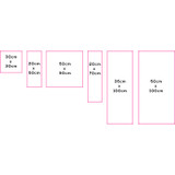 glass ashes art sizes