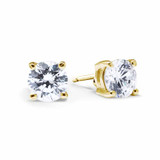 gold and diamond earrings with ashes inside