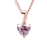 gold and pink sapphire necklace