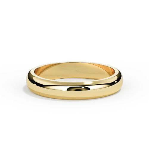D Shaped Memorial Ashes Ring