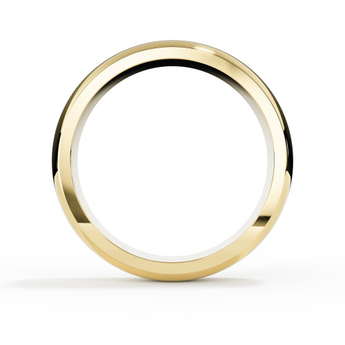 D Shaped Memorial Ashes Ring