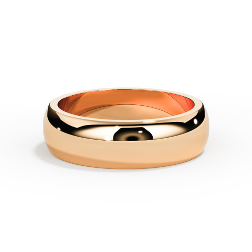 D Shaped Memorial Ashes Ring