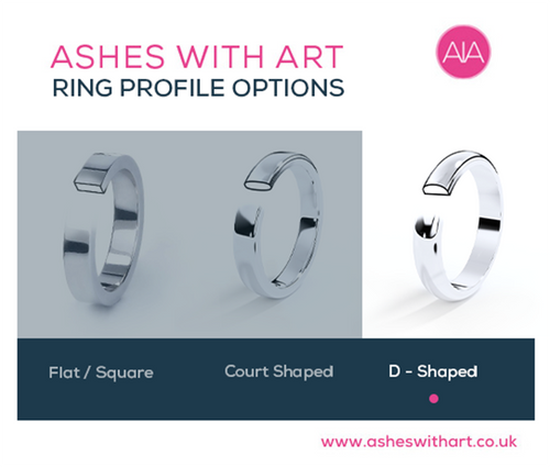 Harmony Ring With Ashes And Glass