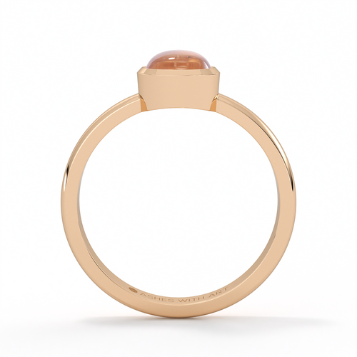 Harmony Ring With Ashes And Glass