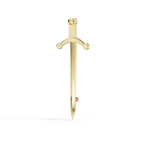 Ashes or Hair Memorial Sword Kilt Pin