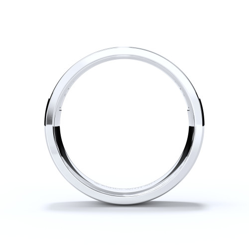 white gold three row diamond eternity ring for ashes or hair