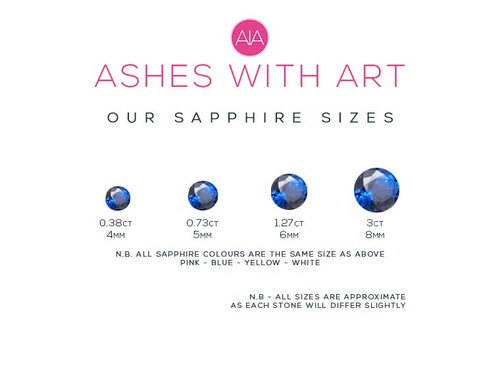 Pink Sapphire 6-Claw Secrets Sparkle Memorial Ring With Ashes Or Hair