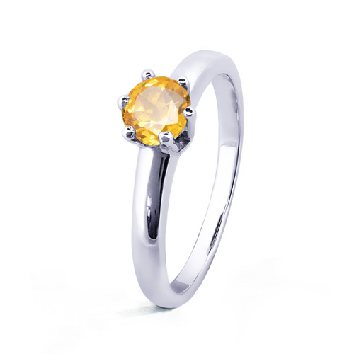 yellow sapphire ashes ring