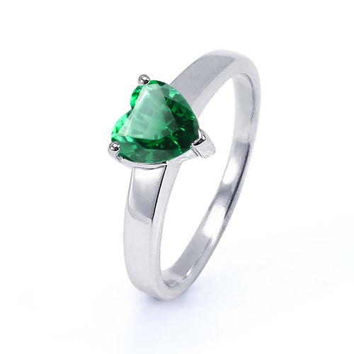 ashes into emerald heart ring