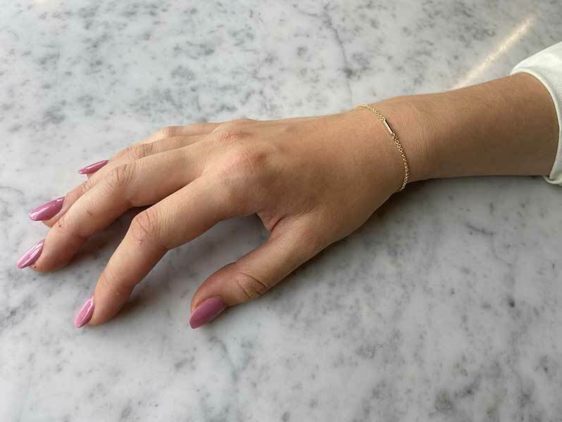 Welded Bracelet Being Worn