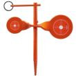 Champion Rimfire Screw-In Double Gong Spinner Target Steel Orange