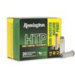 Remington HTP Handgun Ammunition .38 Spl(+P) 110gr SJHP 995 fps 20/rd
