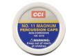 CCI #11 Magnum Percussion Caps for Muzzleloading - 1000/ct