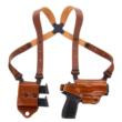 Galco Miami Classic II Shoulder System Holster for Colt 1911 5" Tan RH