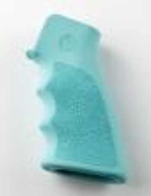 Hogue AR-15/M-16 Rubber Grip with Finger Grooves Aqua