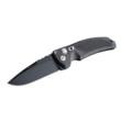 Hogue EX-A03 3.5" Automatic Folder: Black Cerakote Drop Point Blade Matte Black Polymer Frame