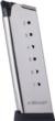 Mec-Gar 1911 Officer Handgun Magazine with Removable Buttplate & Follower .45 ACP HT Nickel 7 rds High Cap
