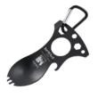 CRKT Eat N Tool - Black - Spoon Fork Bottle Opener Screwdriver/Pry Tip Metric Wrenches Carabiner