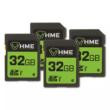 HME 32GB SDHC Memory Card 4/ct