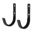 Allen Stronghold Steel Hooks Black 2/ct