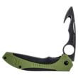 Remington Sportsman Folding Skinner Knife 3.25" Guthook OD Green and Black