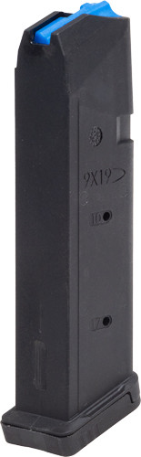 POLY MATTE BLACKUTG MAGAZINE GLOCK 9MM 17RND 