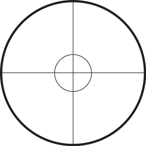 CIRCLE RETICLE BLACK MATTETRADITIONS SCOPE 3-9X40MM 
