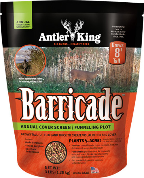 SCREEN 3# ANNUAL 1/4 ACREANTLER KING BARRICADE COVER 