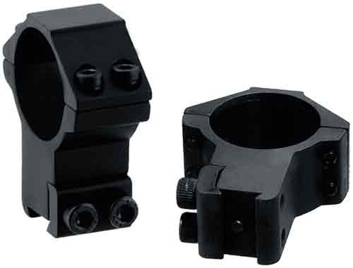 HIGH PROFILE 2PC 3/8 DOVETAILUTG AIRGUN/RIMFIRE RINGS 30MM 