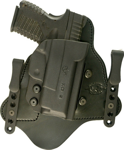 HOLSTER SF XDS 3" IWB RH BLK!COMP-TAC MTAC PREMIER HYBRID 