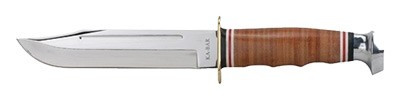 5.875" W/LEATHER SHEATHKA-BAR MARINE HUNTER 