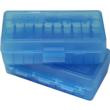MTM Ammo Box for .38-.357 50 Rounds Blue