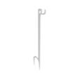 Birchwood Casey single Hook Steel Target Hanger Ground Stake - White