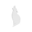 Birchwood Casey AR500 3/8" Steel 1 Hole Animal Silhouette Target - Howling Coyote 1/ct