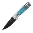 Bear & Son Brisk 3.0 Medium Folding Knife 2-7/8" Drop Point Blade TrueTimber Rift Blue
