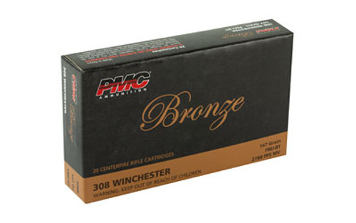 PMC BRNZ 308WIN 147GR FMJ 20/BOX