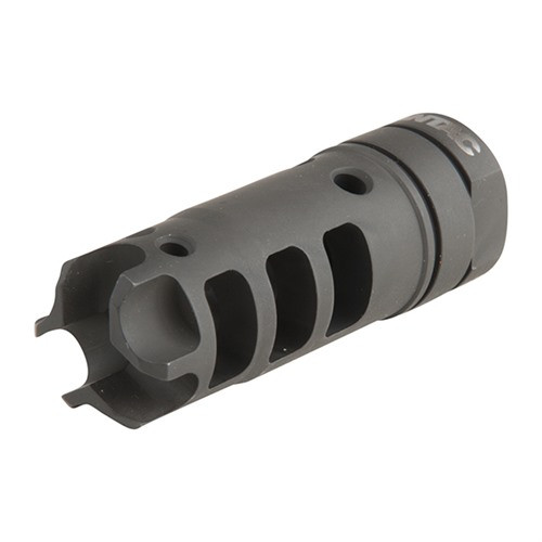 DRAGON MUZZLE BRAKE 22 CALIBER 1/2-28 STEEL BLACK NITRIDE