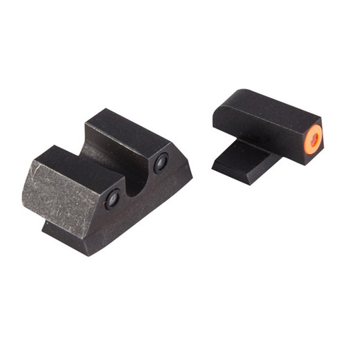 SIG P SERIES 9MM/357 ORANGE FRONT & BLACK U NOTCH REAR