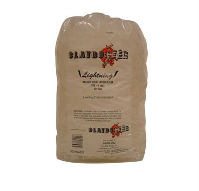 12 GAUGE 7/8 TO 1OZ WADS FOR LIGHTNING CLEAR 500/BAG