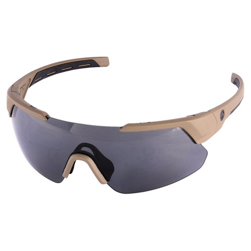 DEFIANT EYEWEAR, POLARIZED  FDE FRAME, GRAY LENS