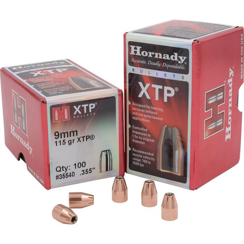 HRNDY XTP 9MM .355 115GR 100CT
