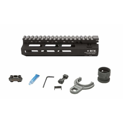 BCM GUNFTR MCMR RAIL 556 7" BLK MLOK