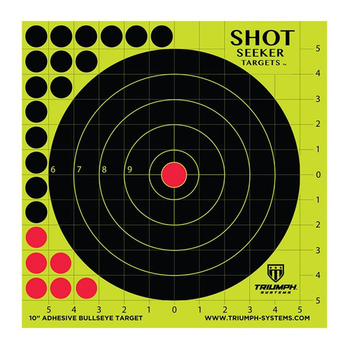 SHOT SEEKER 10 INCH ADHESIVE BULLSEYE TARGET