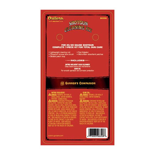 SHOTGUN CLEANING KIT WITH ALUMINUM CLEANING ROD 20/28GA