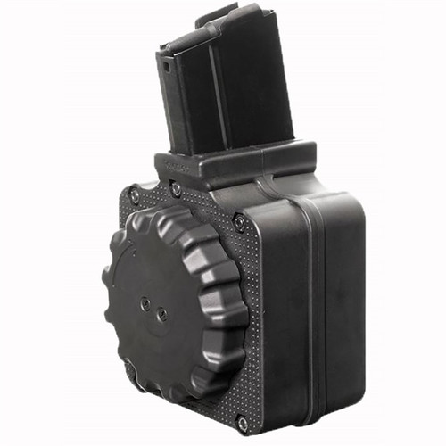 SPRINGFIELD M14/M1A DRUM MAGAZINE 50-RD .308 WIN POLY BLK