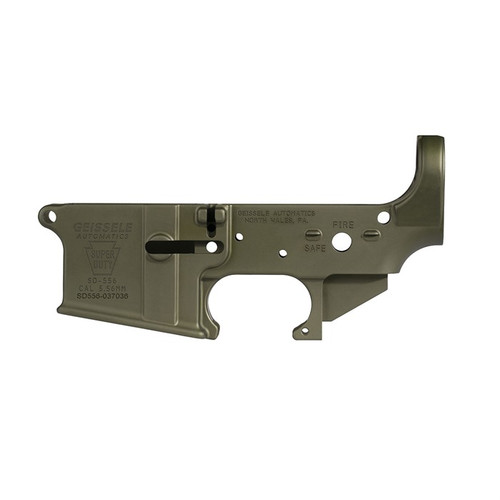 AR-15 STRIPPED SUPER DUTY LOWER RECEIVER OD GREEN