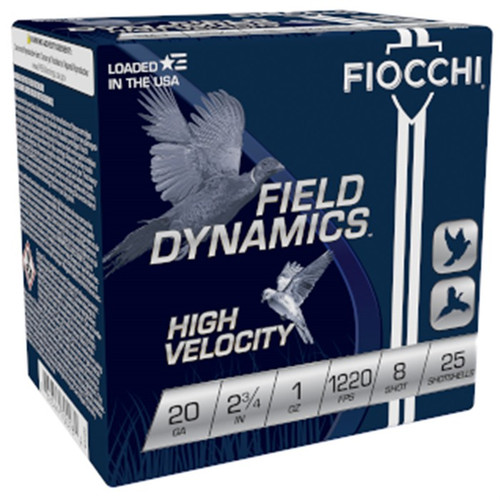 Fiocchi 20ga 2-3/4" #8 Shotshells