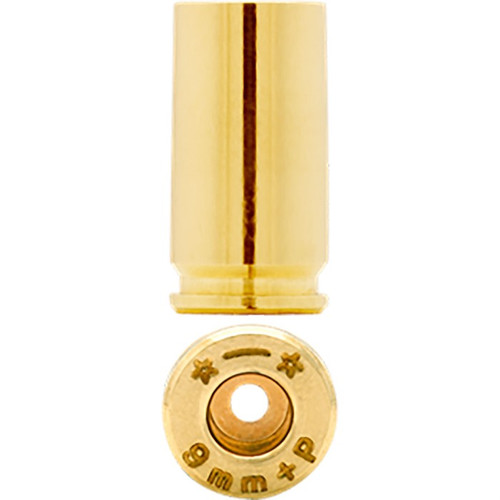 9MM LUGER +P BRASS 100/BAG